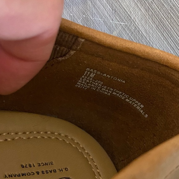 LADIES BASS SLIP ON LEATHER LOAFER - Picture 6 of 6